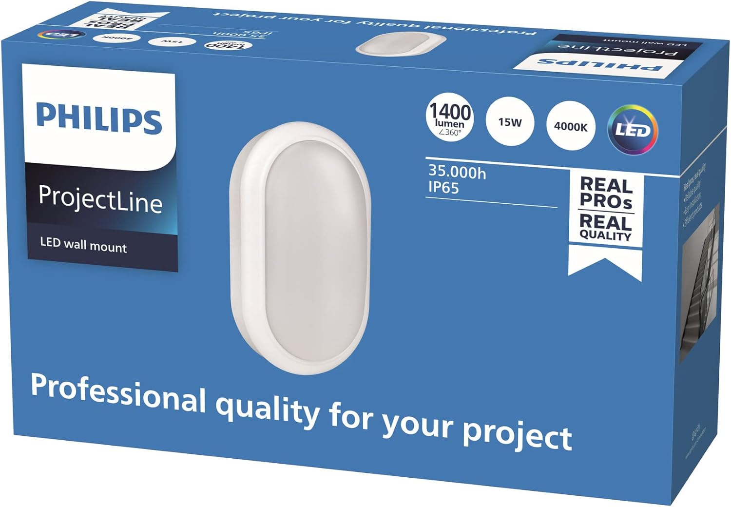 Thumbnail 2 de Philips Projectline Lampada da Parete LED Ovale – 1400 lumen, Luce Bianca Naturale, illuminazione commerciale