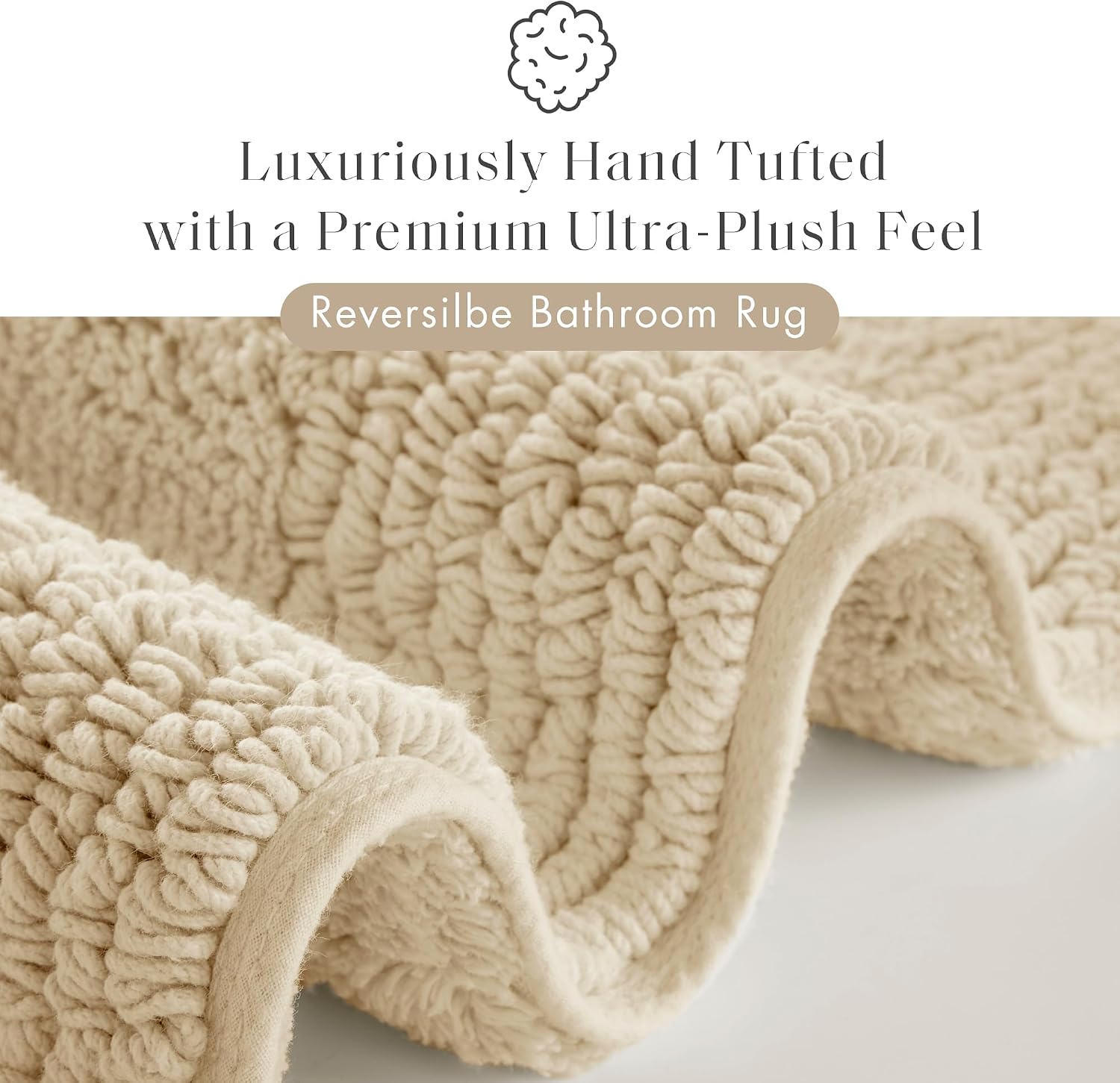 Detalle 2 de Madison Park Splendor Cotton Bath Rug 21x34