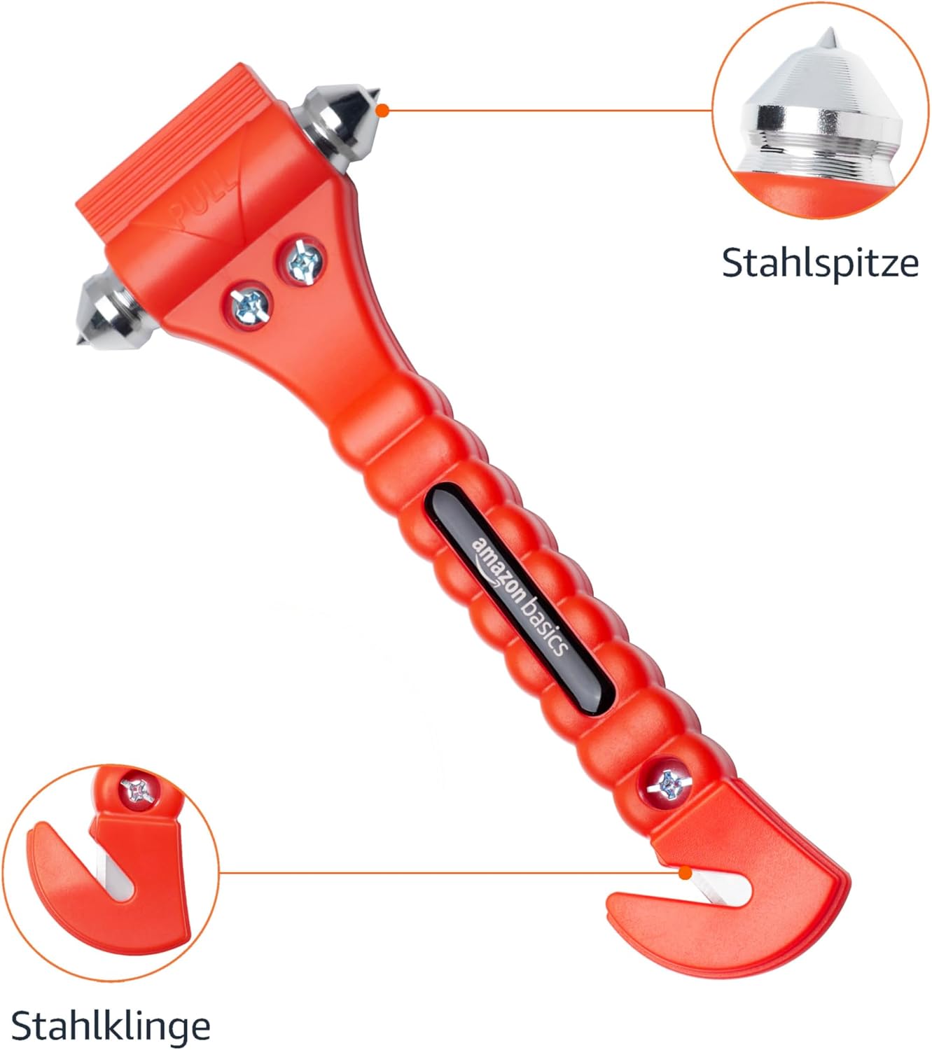 Thumbnail 1 de Amazon Basics Notfall-Gurtschneider und Fensterhammer, 2er-Pack