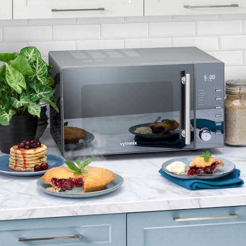Thumbnail 3 de VYTRONIX VY-C900M 900W Digital Microwave Oven – 25 Litre, Freestanding, Silver