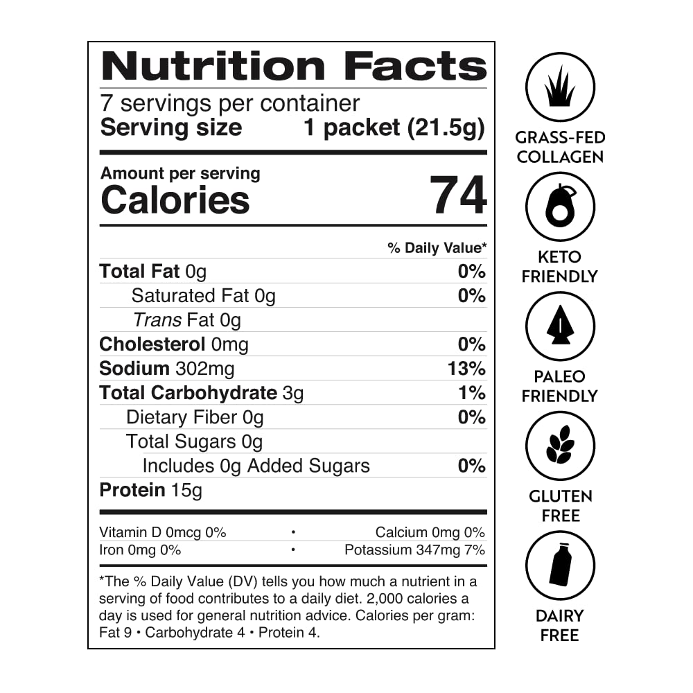 Detalle 2 de Dr. Kellyann Thai Lemongrass Bone Broth Packets, 7 Servings, 16g Protein