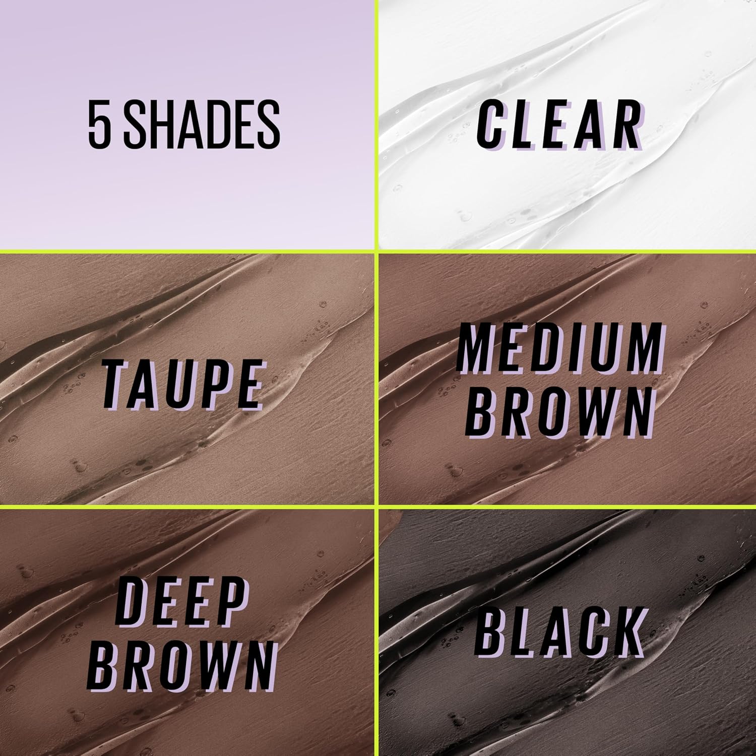 Detalle de Maybelline New York Super Lock Brow Glue Augenbrauengel (Taupe) – starker Halt ohne Abblättern oder Kleben, mit Styling-Bürstchen