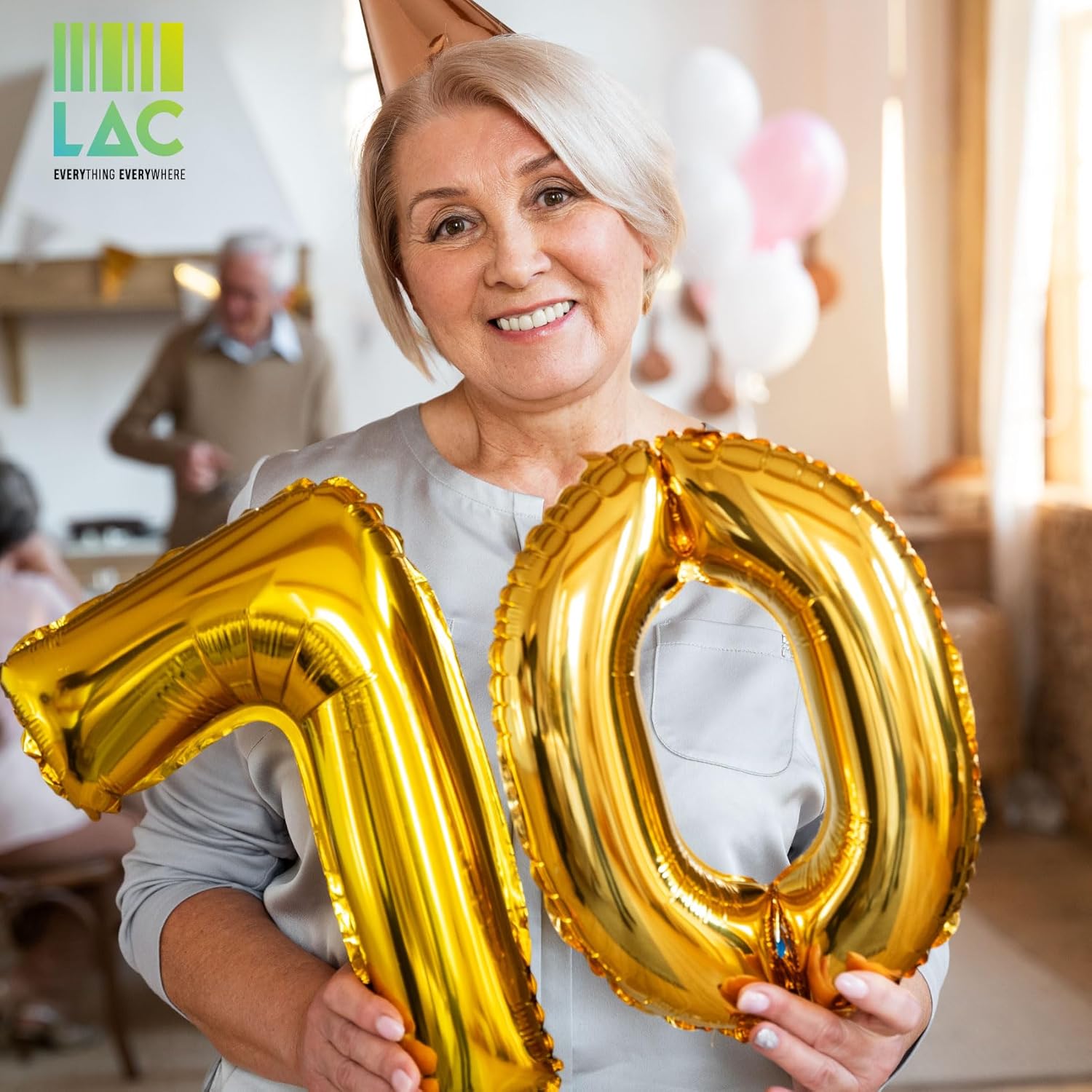 Thumbnail 4 de LAC Ballon 18 ans doré 🎈