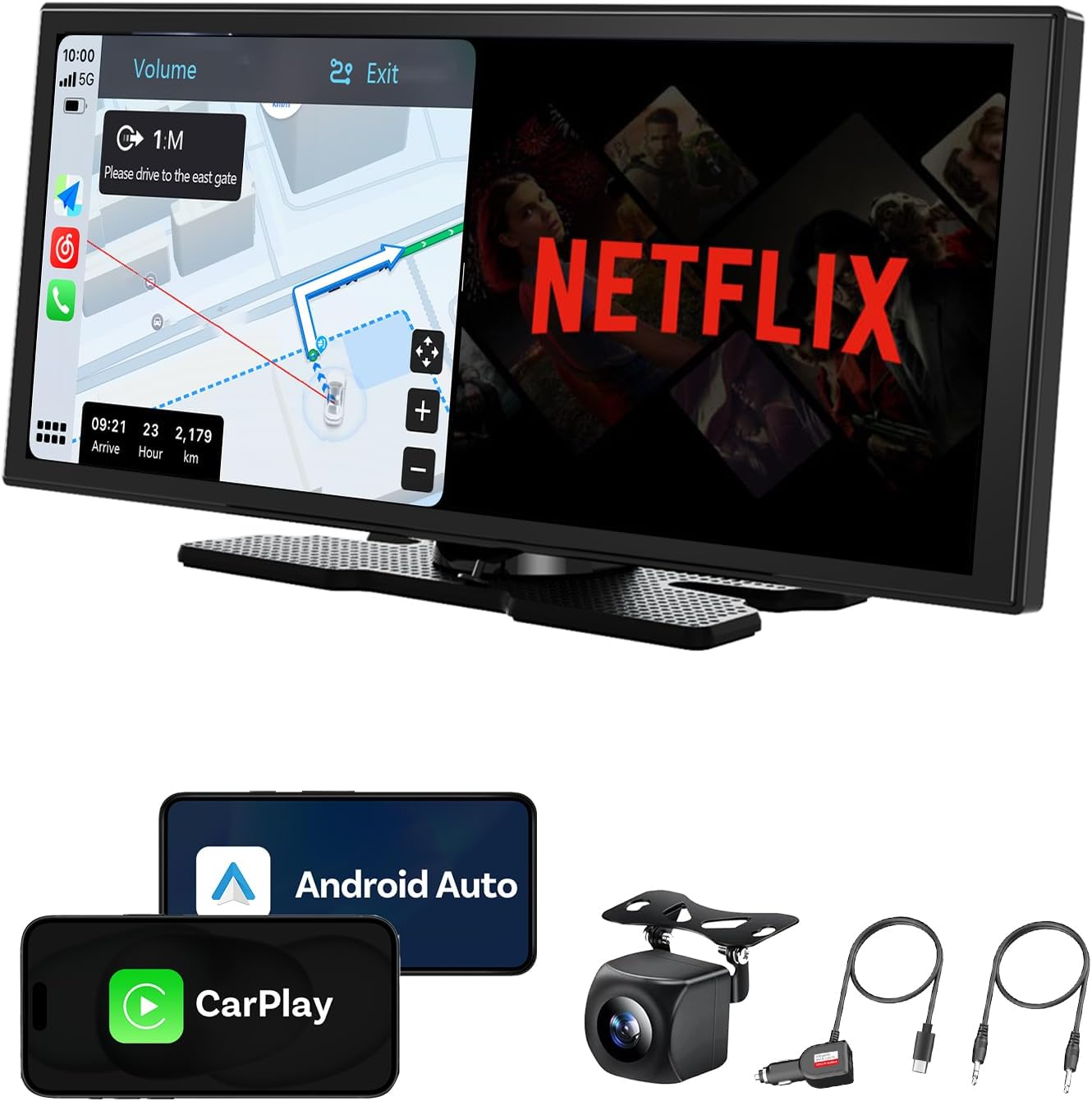 Detalle de OTTOCAST ScreenFlow 11.4" Portable CarPlay