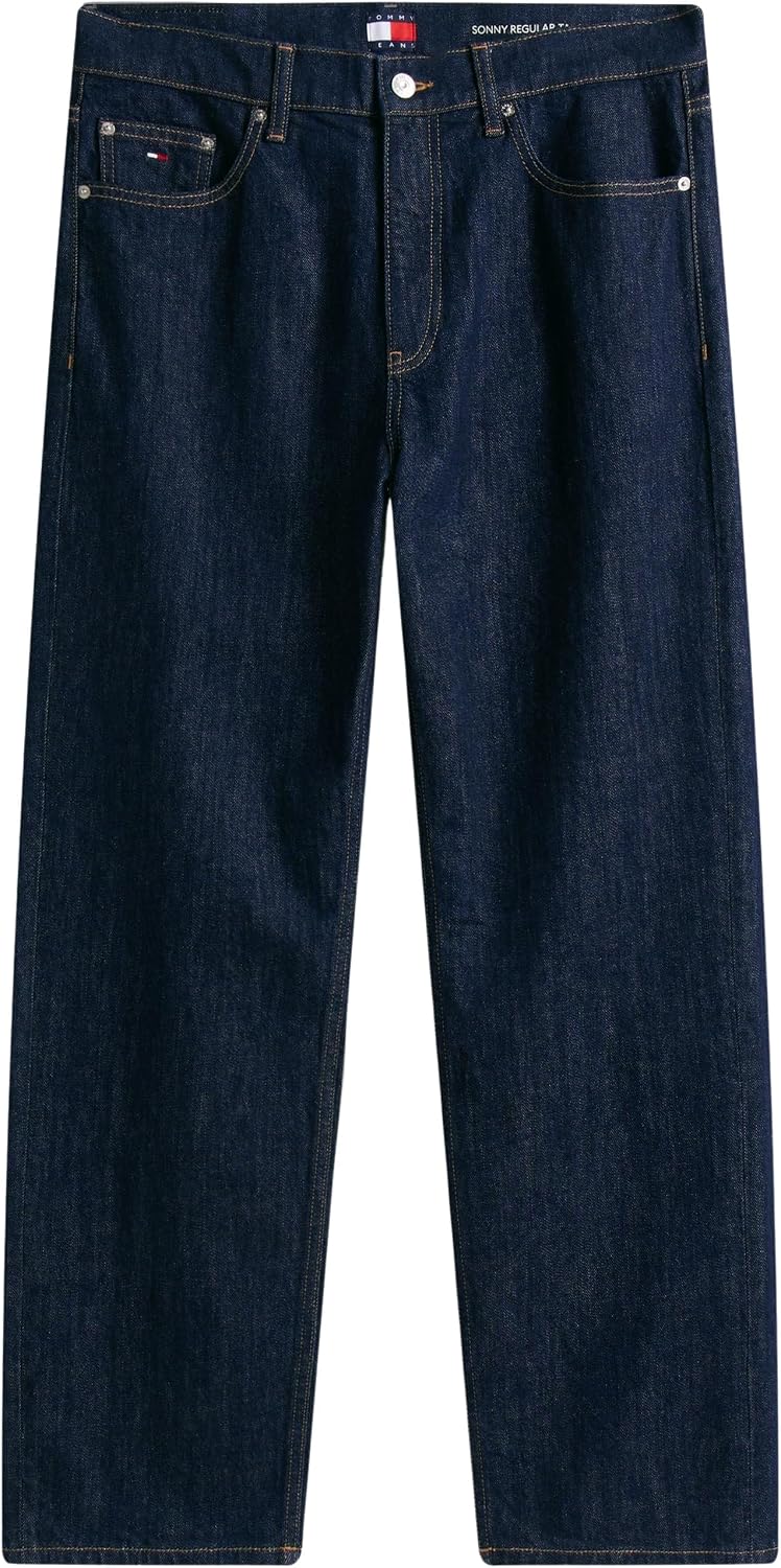 Detalle 2 de Tommy Jeans Sonny Rglr Tprd Di4156 Dm0dm22186 – Pantaloni in Denim Unisex, Regular Fit