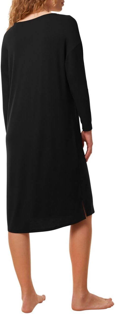 Detalle de Triumph Women's Timeless Sensuality Ndk Lsl Nightgown – Everyday Comfort in Sleepwear