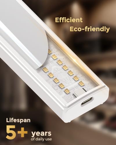 Thumbnail 10 de VenzBlomia Under Cabinet Kitchen Lights 5 Pack with Motion Sensor (25cm)