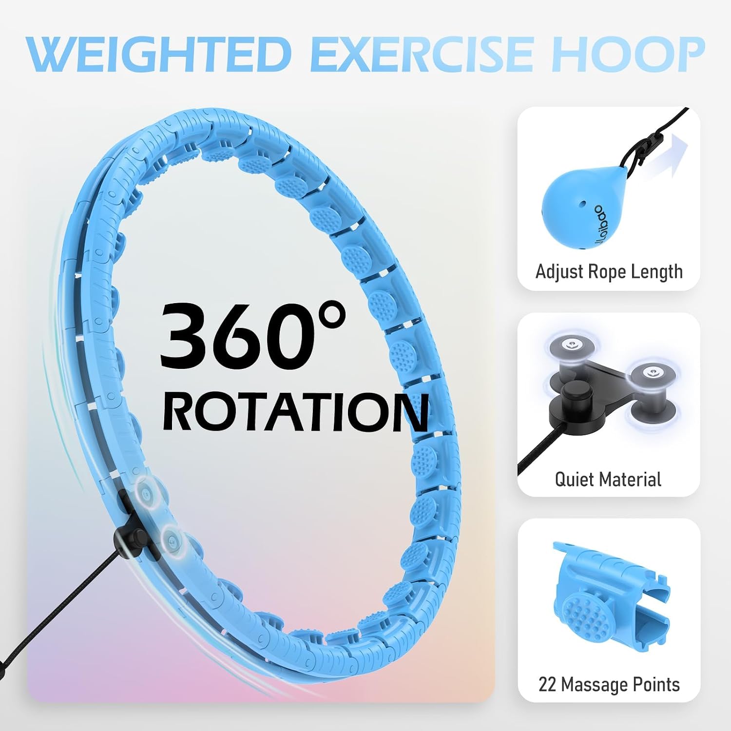 Thumbnail 2 de JLoibao Fitness Hoop, ABS