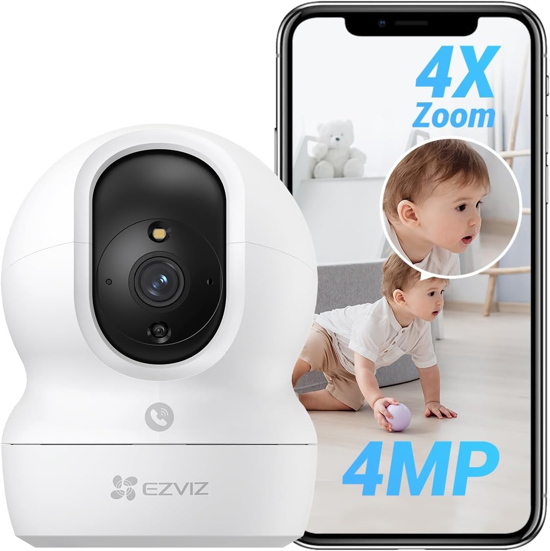 Detalle de EZVIZ CP1 Pro 4MP Innenkamera 360° PTZ