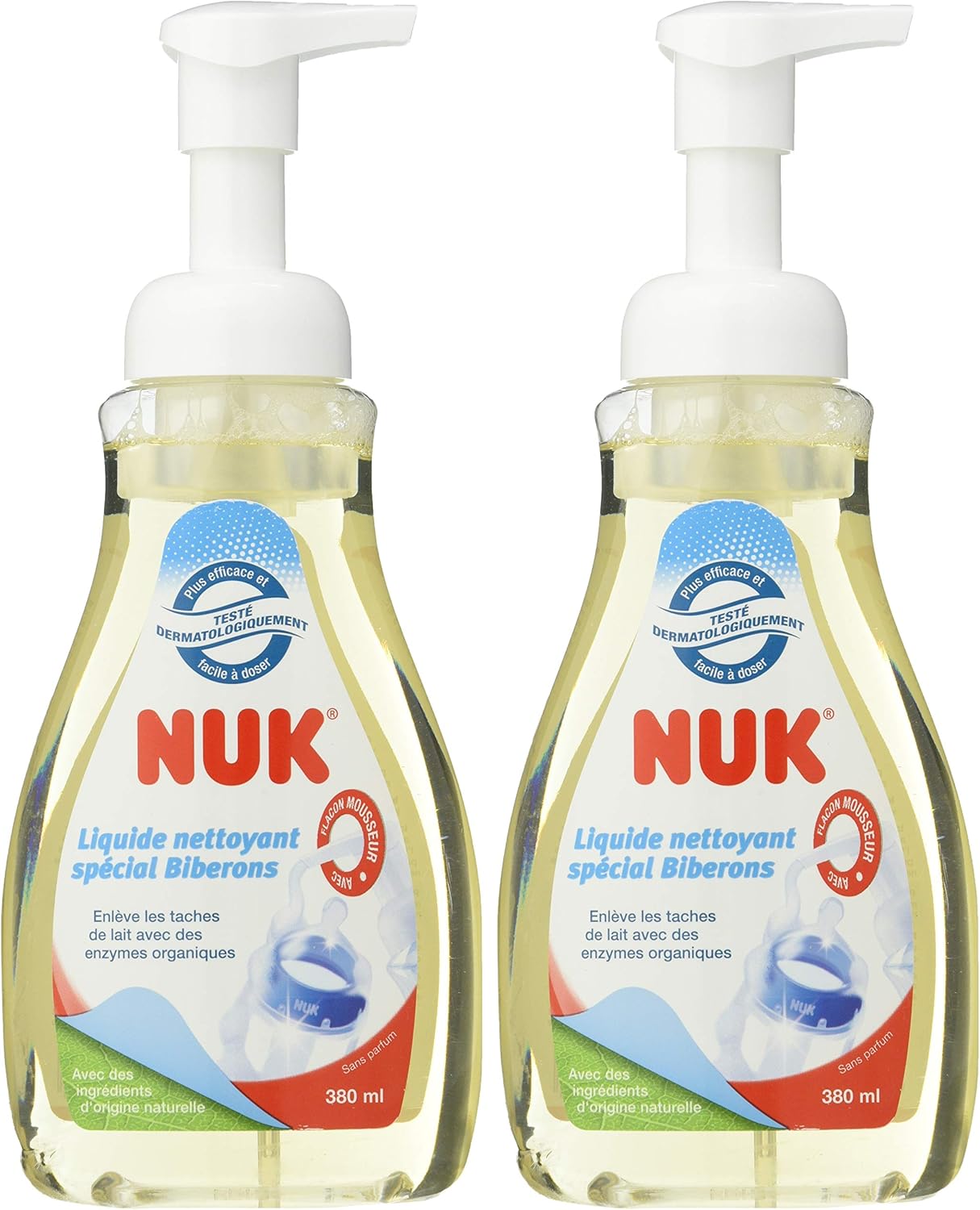 Thumbnail 4 de NUK Liquide Vaisselle pour Biberons et Accessoires – 2 flacons, 380 ml chacun