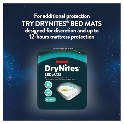 Thumbnail 7 de HUGGIES DryNites Pyjama Pants for Girls 8–13 (30–48kg) – 52 Pack, Discreet Night-time Protection