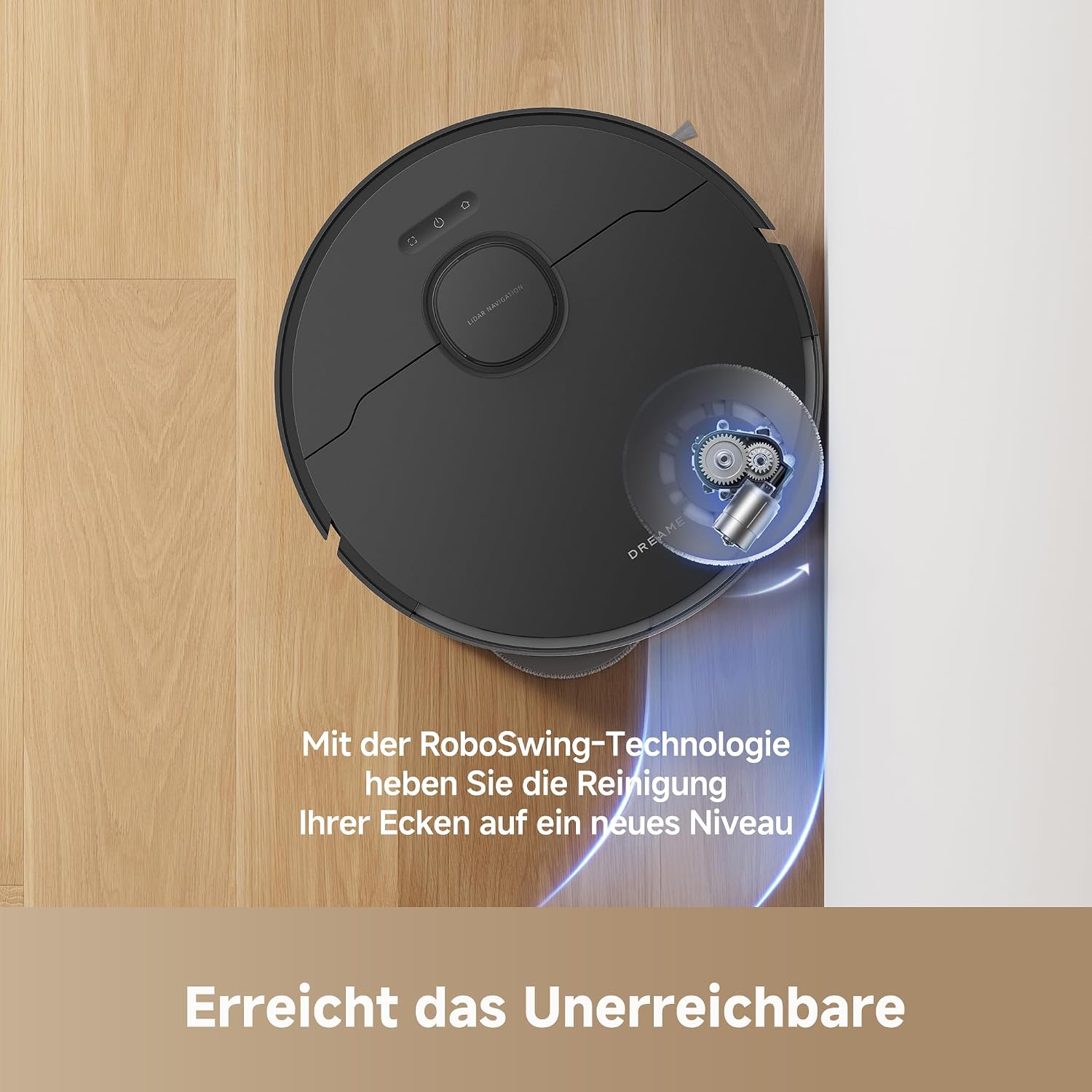 Detalle de DREAME L10s Pro Gen3: intelligenter Saug- und Wischroboter mit 13.000 Pa und DuoScrub