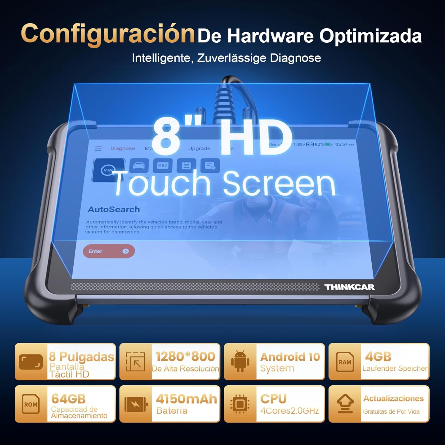 Thumbnail 5 de ThinkScan 689 OBD2 Diagnosis 34 funciones