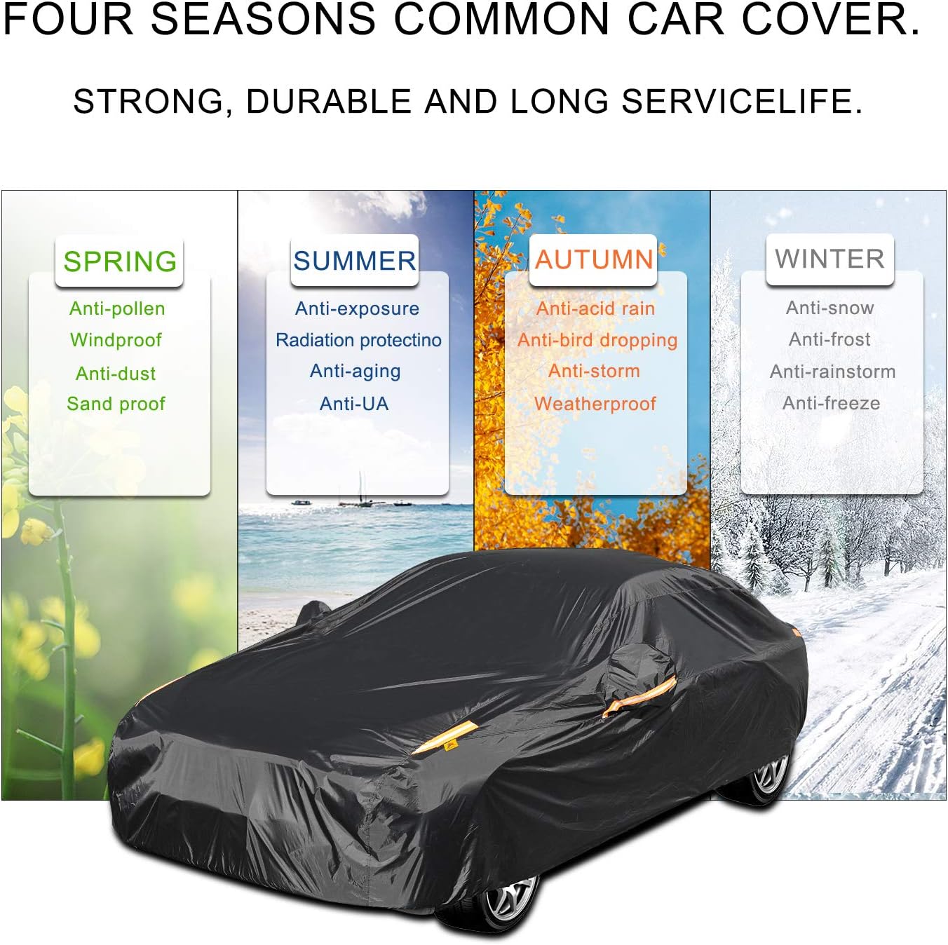 Thumbnail 6 de COLOR RAIN TIME Full Car Cover Waterproof 1 PC