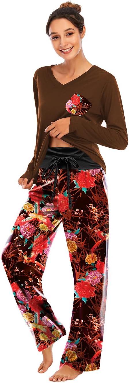 Thumbnail 4 de Floral women’s pyjamas set, long sleeve