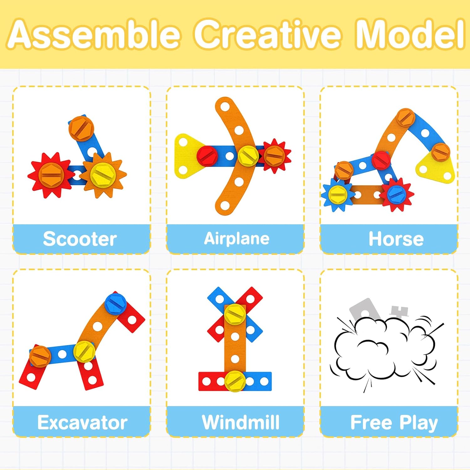 Thumbnail 2 de JOYSINTOY Kids Tool Set 42-piece