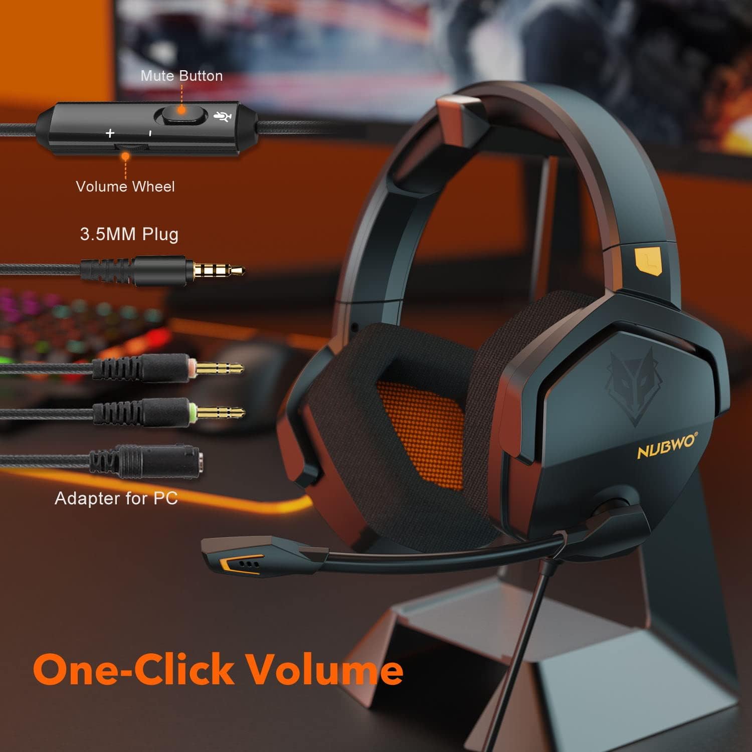Thumbnail 3 de NUBWO N16 Casque Gaming