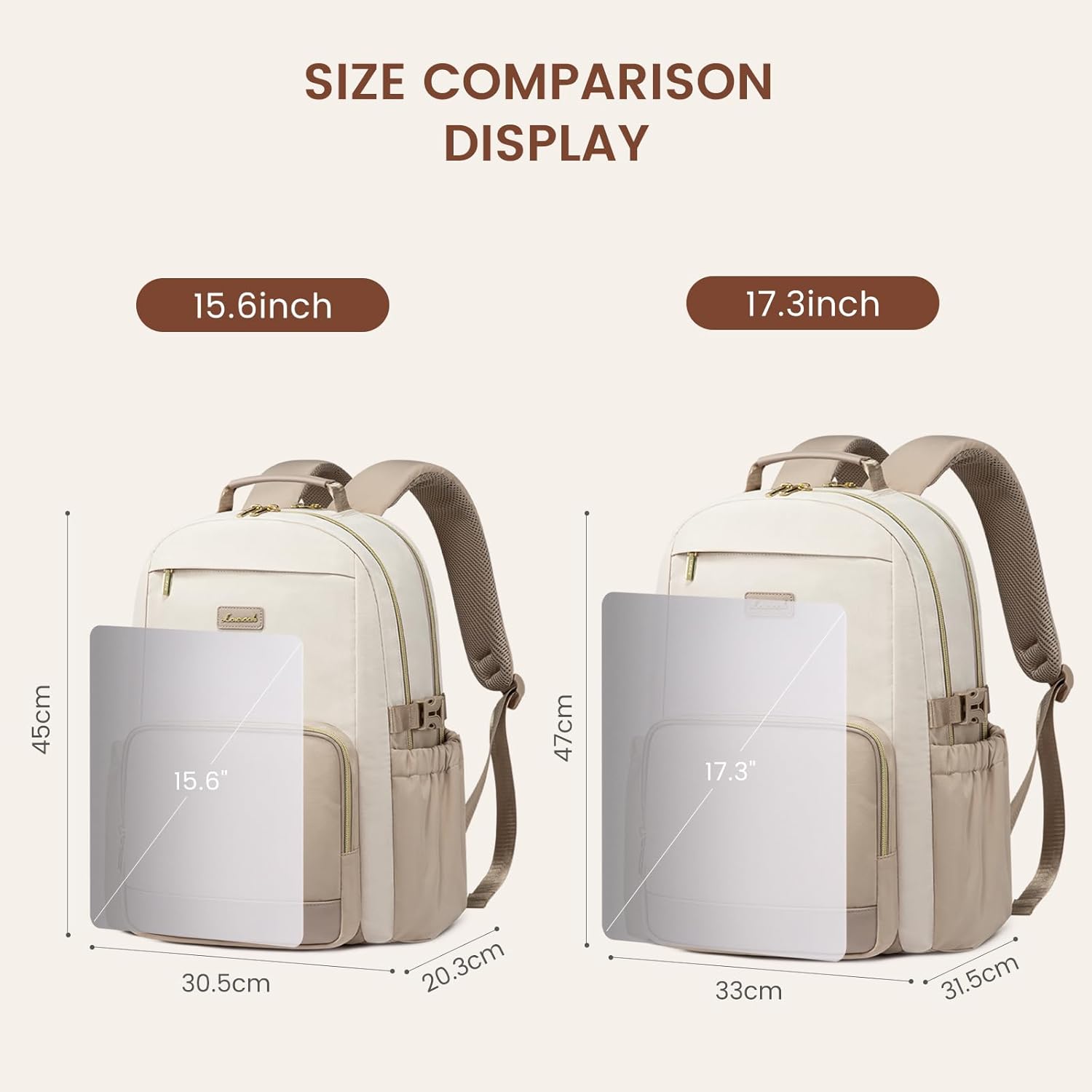 Thumbnail 5 de LOVEVOOK Rucksack Damen 15,6 Zoll