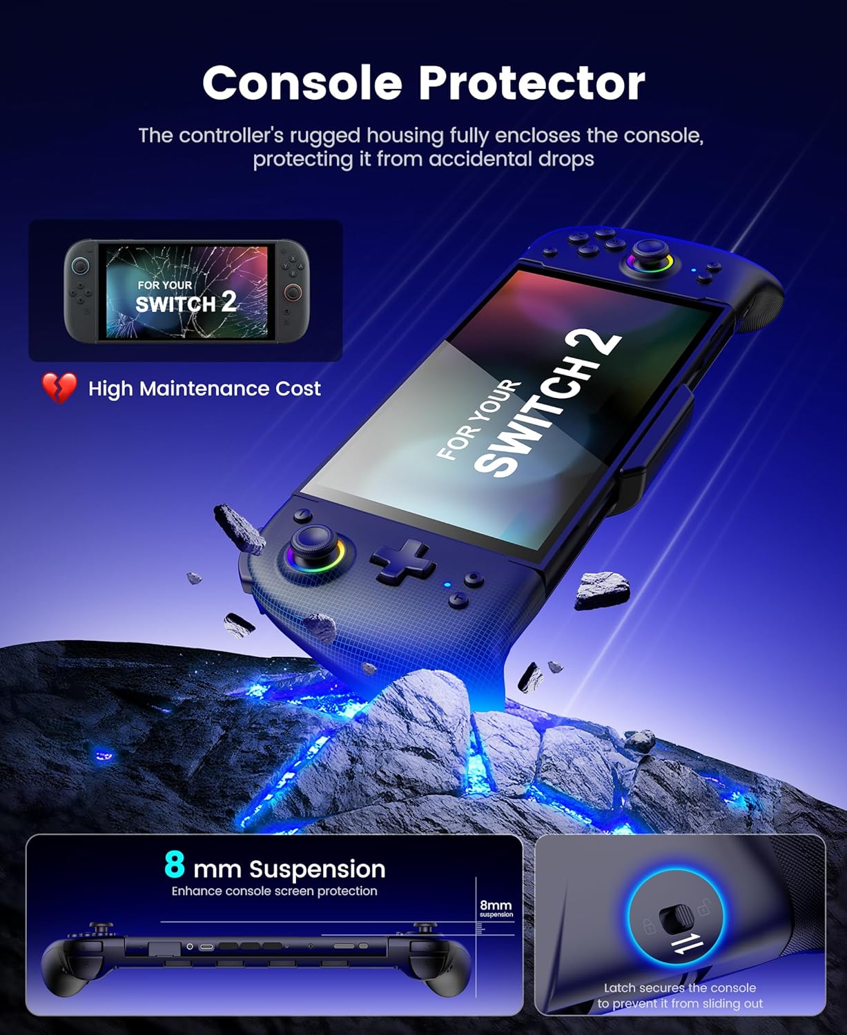Thumbnail 6 de HASACOOL Switch 2 Controller 1000mAh