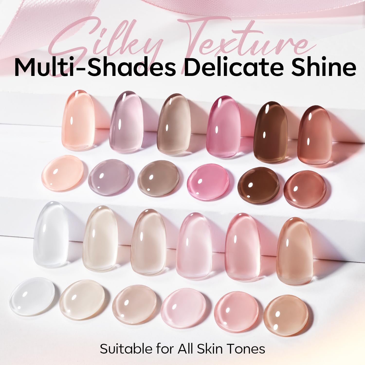 Detalle de Modelones Gel Nail Polish Set, 15 mL