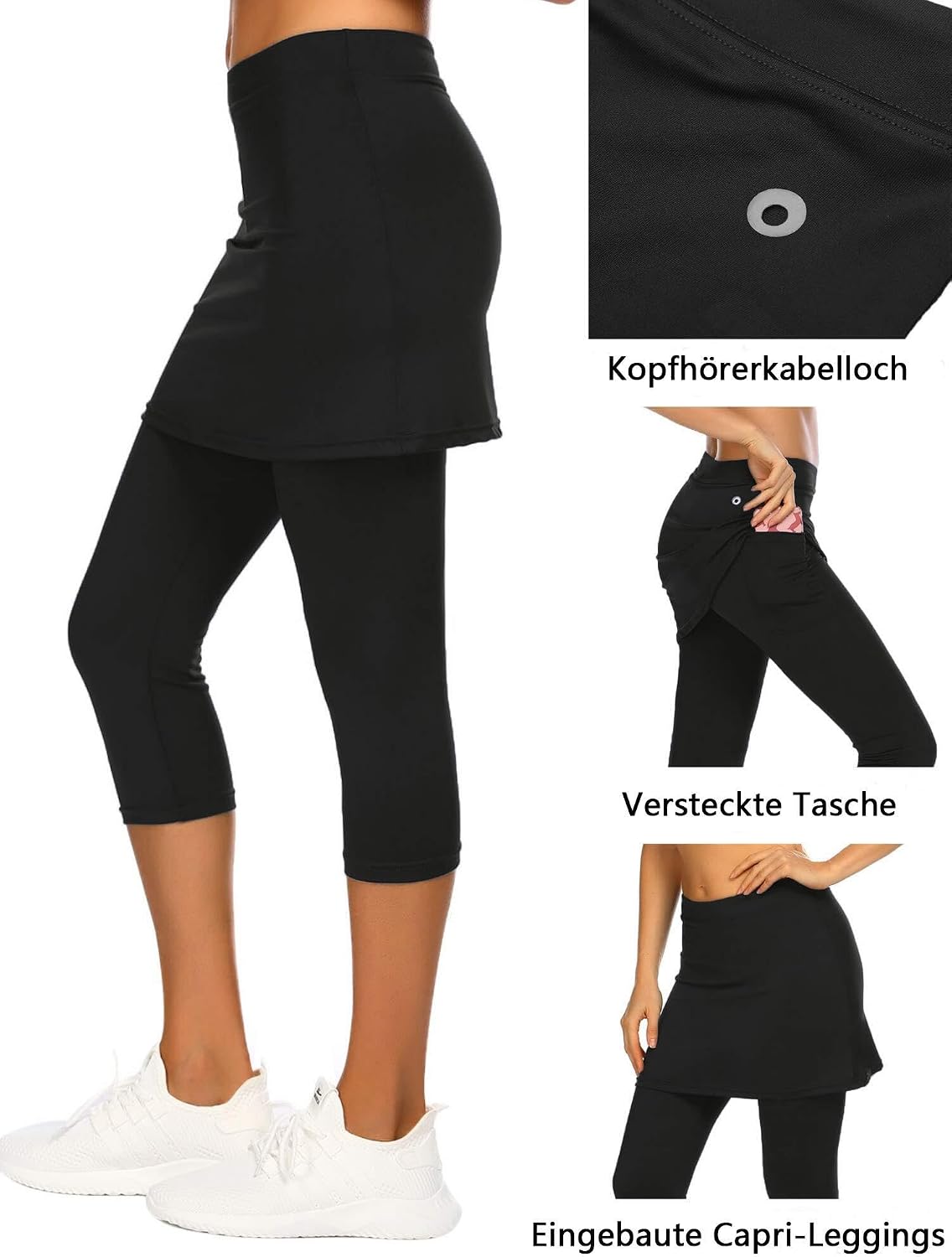 Thumbnail 2 de Balancora Women's Sports Skort: Versatile Running Skort with Pockets and Headphone Jack