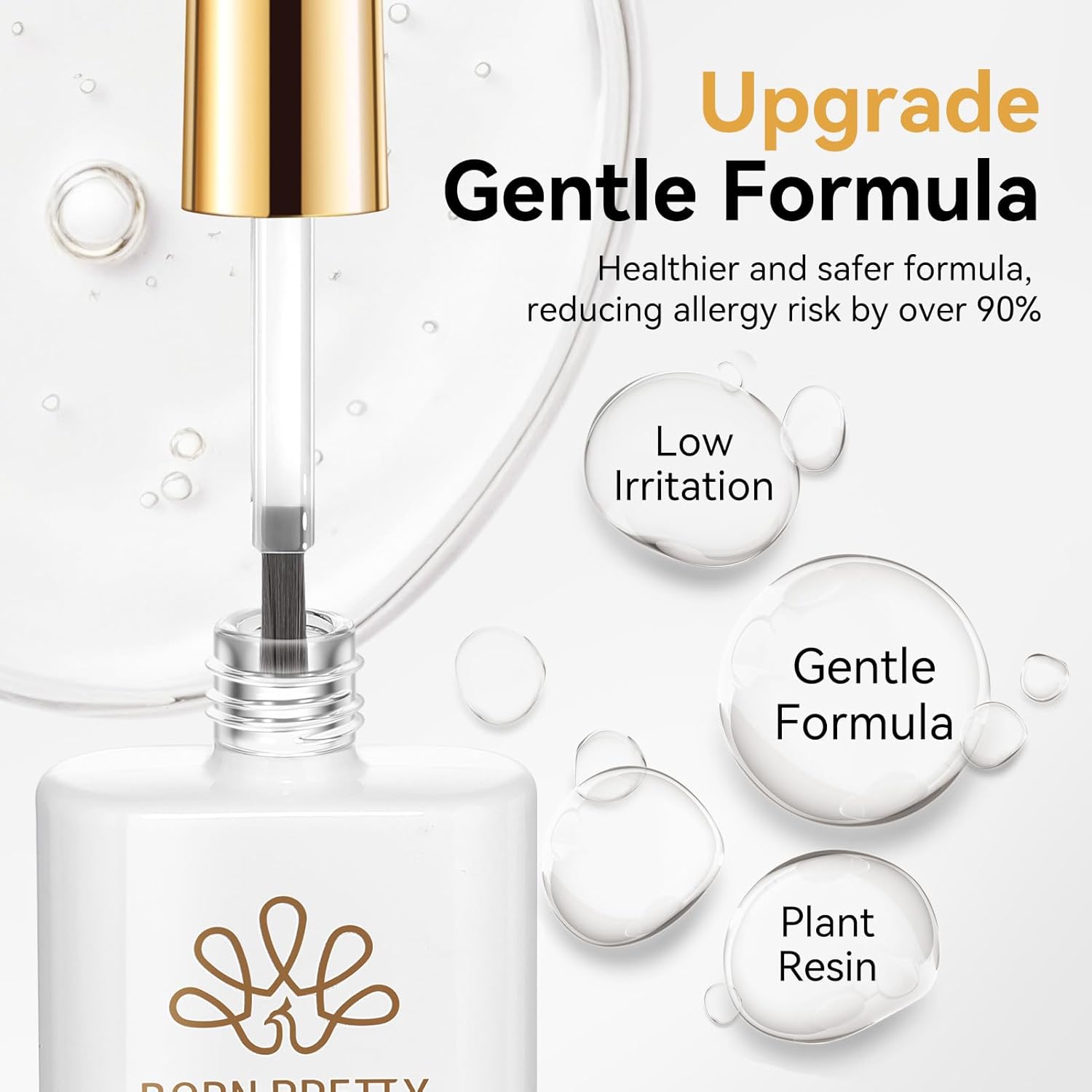 Detalle 2 de Born Pretty No Wipe Super Top Coat Gel UV 2X15ML