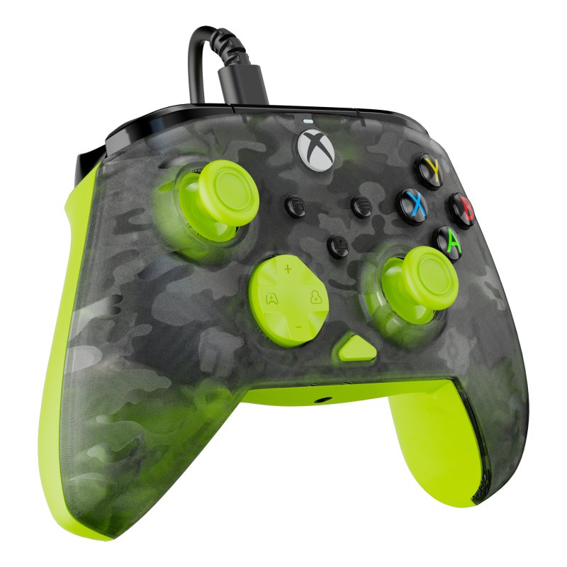 Detalle 2 de Gamepad Turtle Beach Rematch Core USB-C para PC/Xbox (Ghost Negro Camuflaje/Amarillo)