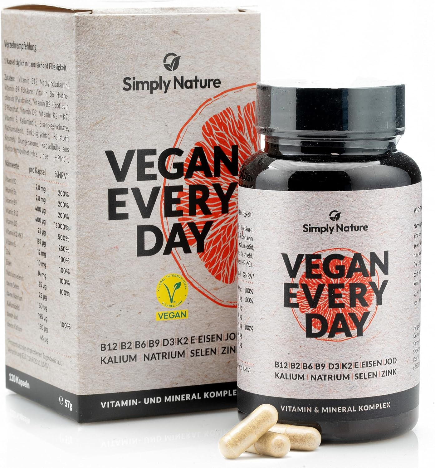 Detalle 2 de Vegan Every Day Multivitamin 120 Kapseln
