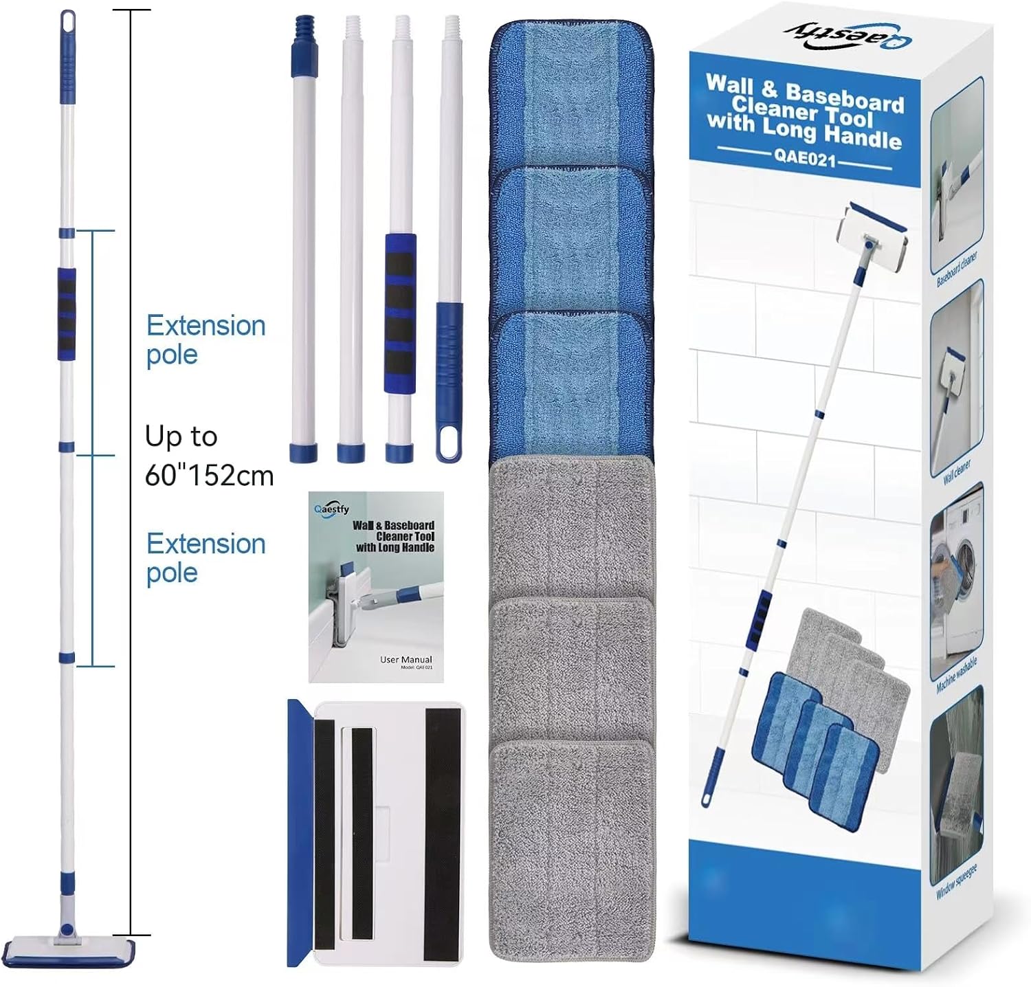 Thumbnail 5 de Qaestfy Skirting Board Cleaner Mop