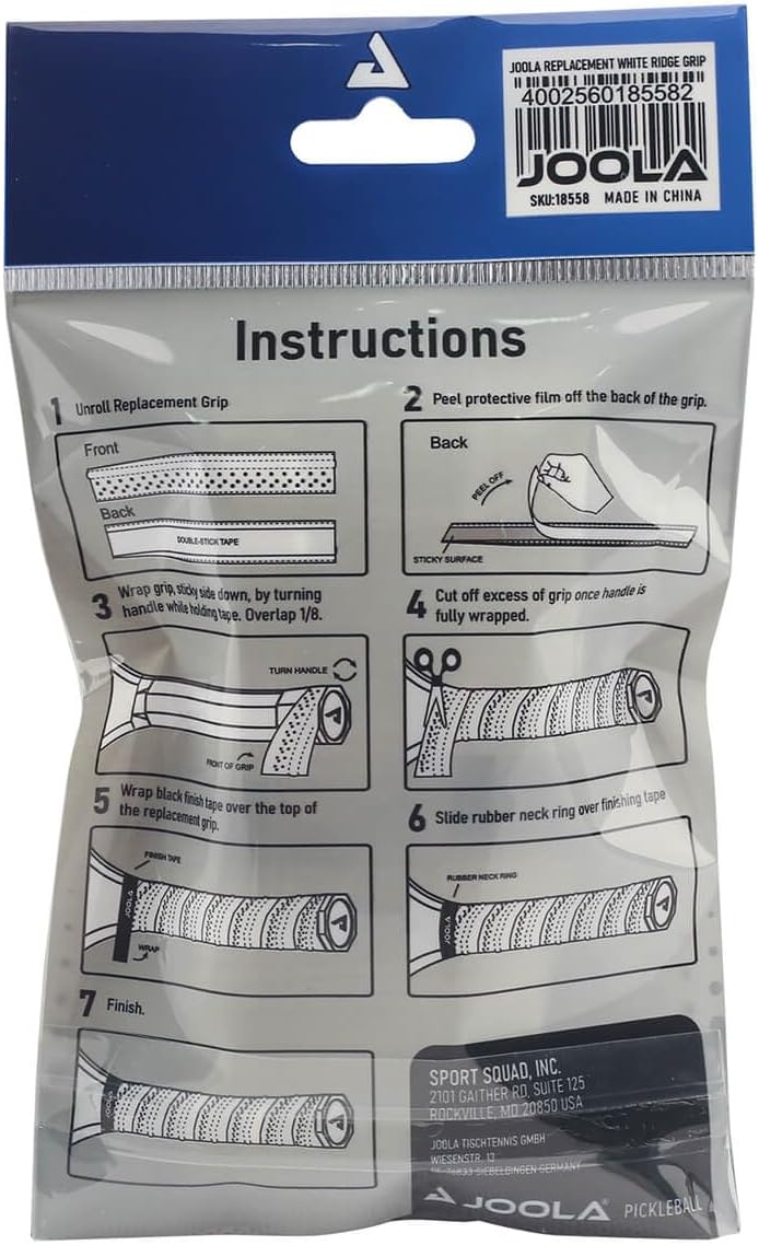Thumbnail 3 de JOOLA Pickleball Paddle Replacement Grip Tape — Moisture Wicking
