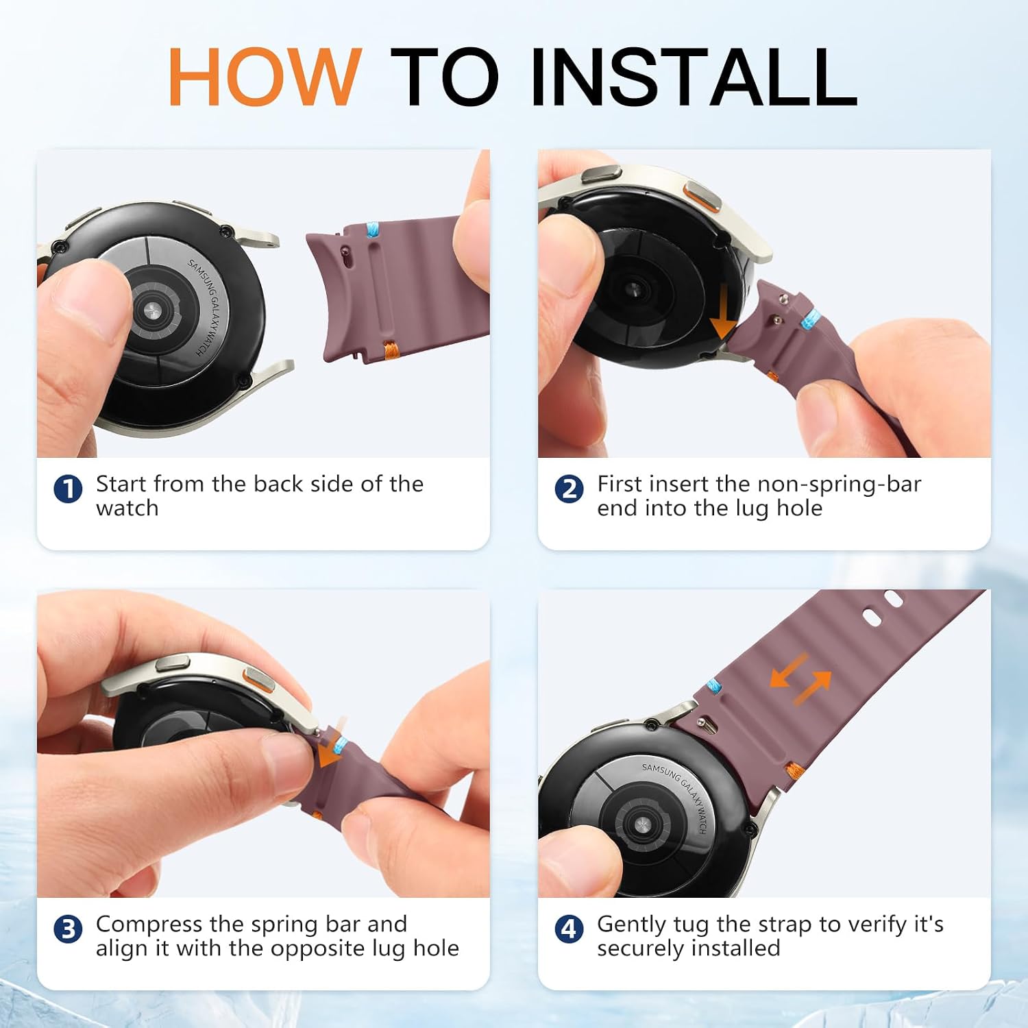 Thumbnail 5 de Mastten 4 Pack Sport Straps 40mm 44mm