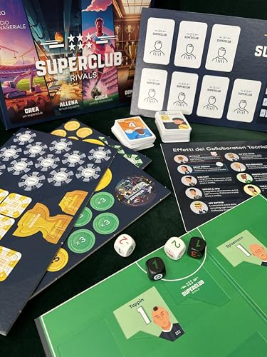 Detalle de Asmodee – Superclub Rivals: Gioco da Tavolo sul Calcio (Edizione Italiana)