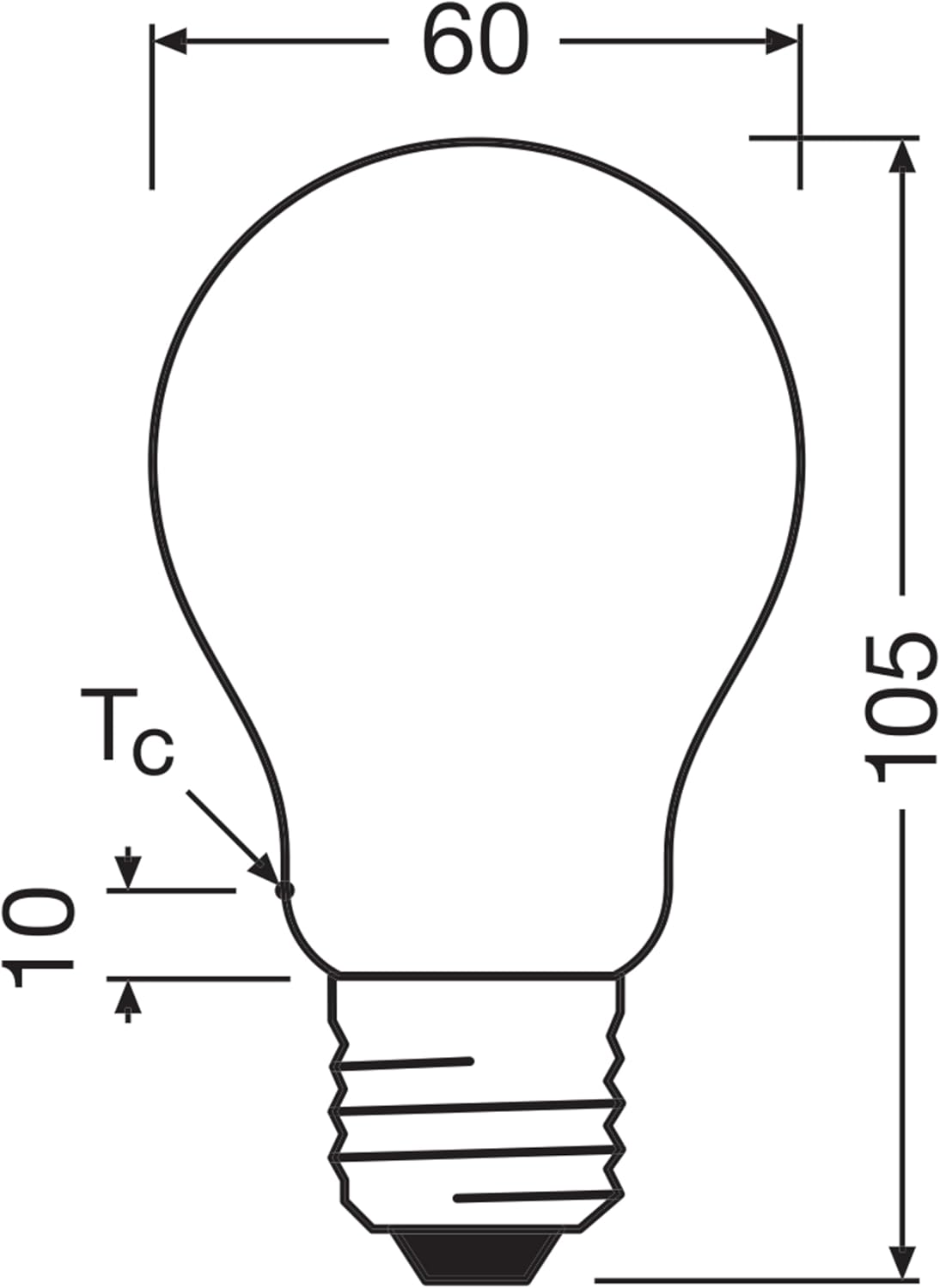 Thumbnail 3 de OSRAM Lámparas LED Pack de 5, 60W, Blanco Cálido