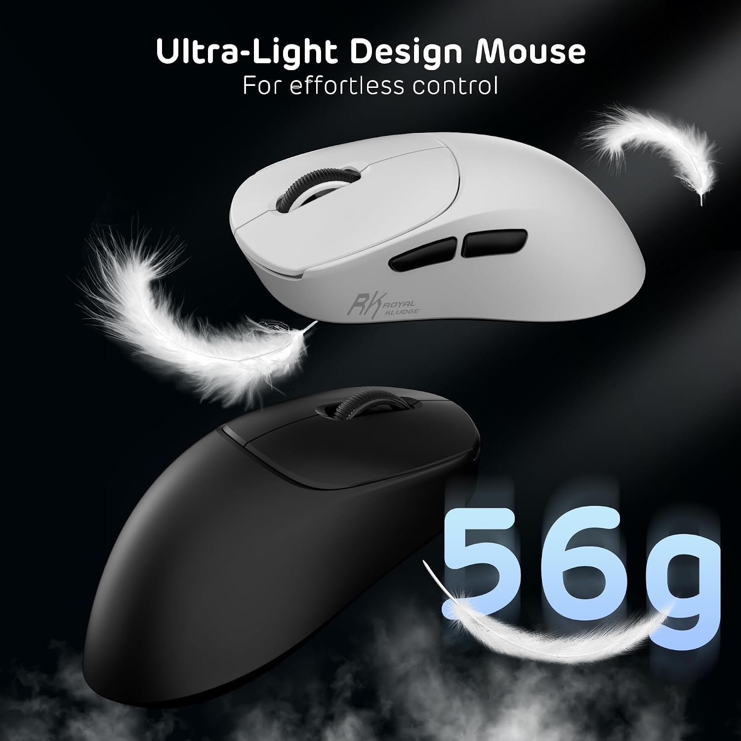 Thumbnail 5 de RK ROYAL KLUDGE MG5 8K mouse gaming wireless con sensore PAW3950 e doppia frequenza