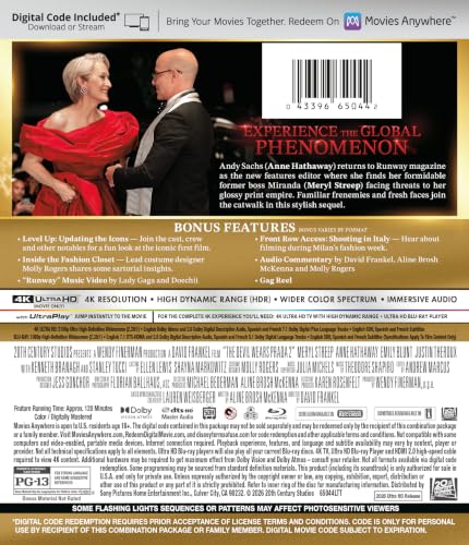 Detalle 2 de The Devil Wears Prada 2: 4K UHD/Blu-ray Combo + Digital