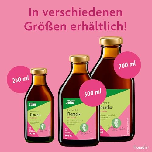 Thumbnail 8 de Salus Kräuterblut Floradix mit Eisen 500ml – natürliche Eisenzusätze mit Kräutern