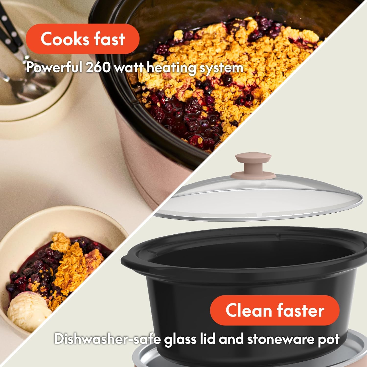 Thumbnail 3 de Bella 6.0 Qt Programmable Slow Cooker: A Practical Choice for Family Meals