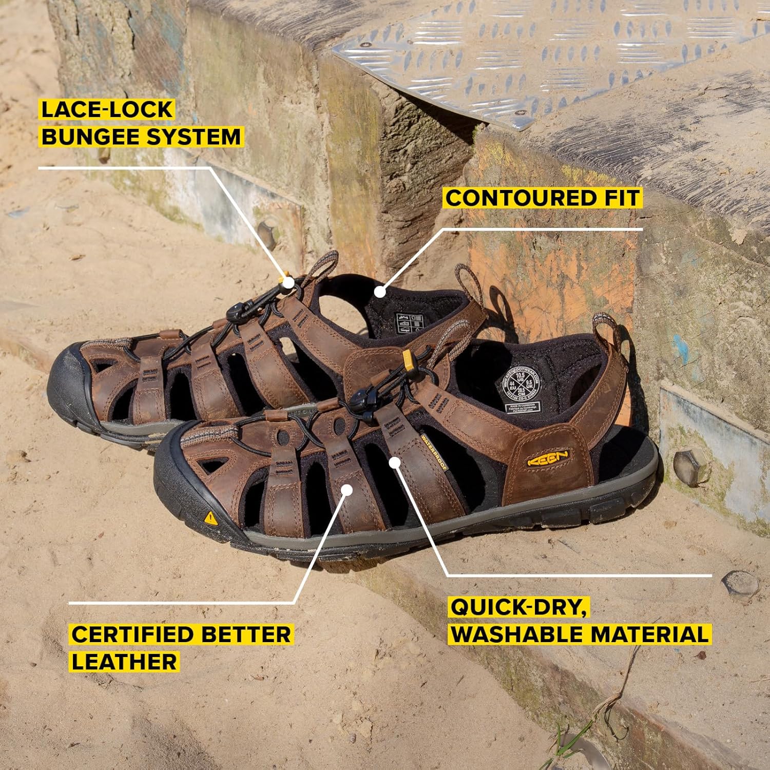 Thumbnail 1 de KEEN Herren Sandale Clearwater CNX – Wander- und Trekking-Sandale mit breitem Vorfußraum