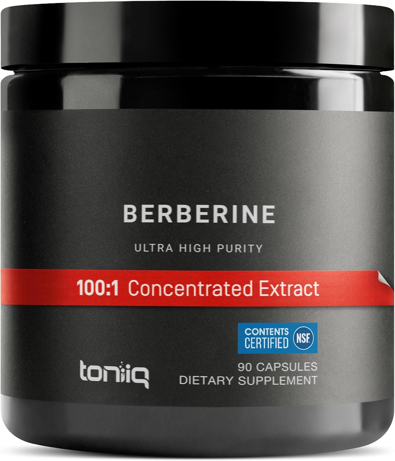 Detalle de Toniiq Berberine HCl, NSF-Certified 100:1 Extract, 97% Pure, 90 Capsules
