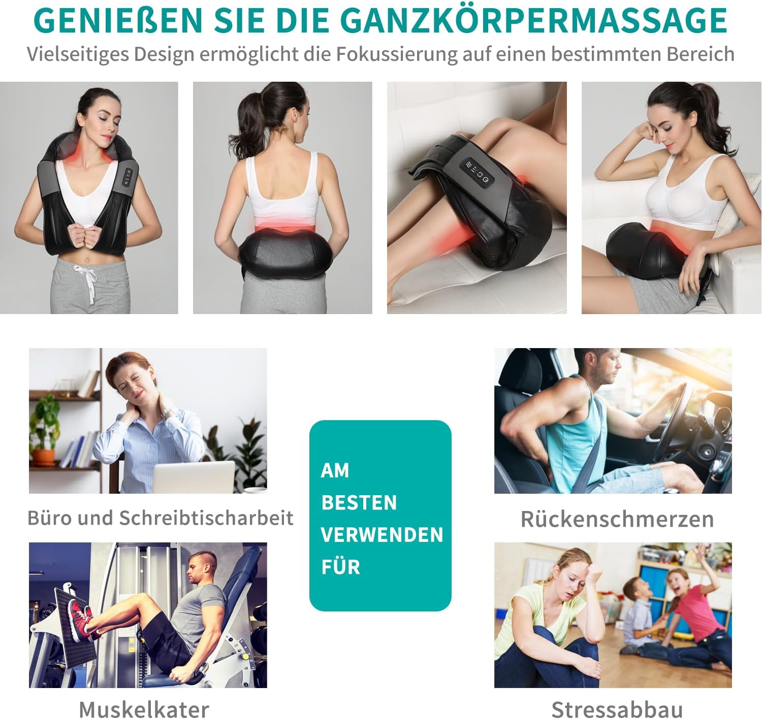 Thumbnail 6 de Nekteck Shiatsu 3D Massagekissen 💆