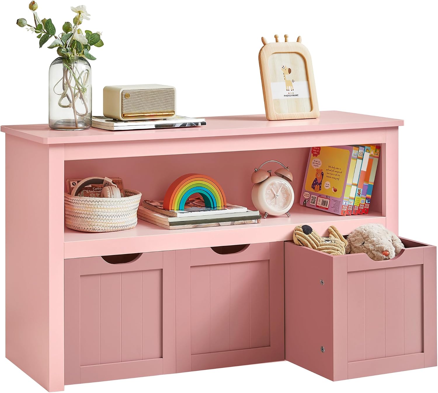 Detalle de VASAGLE LHS380R02 Spielzeugaufbewahrung 60 cm