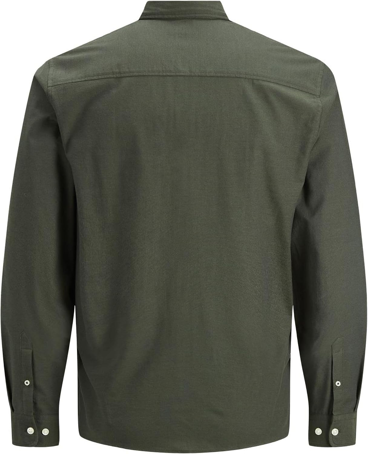 Detalle 2 de JACK & JONES men’s long-sleeve collared shirt (slim fit) in 100% cotton