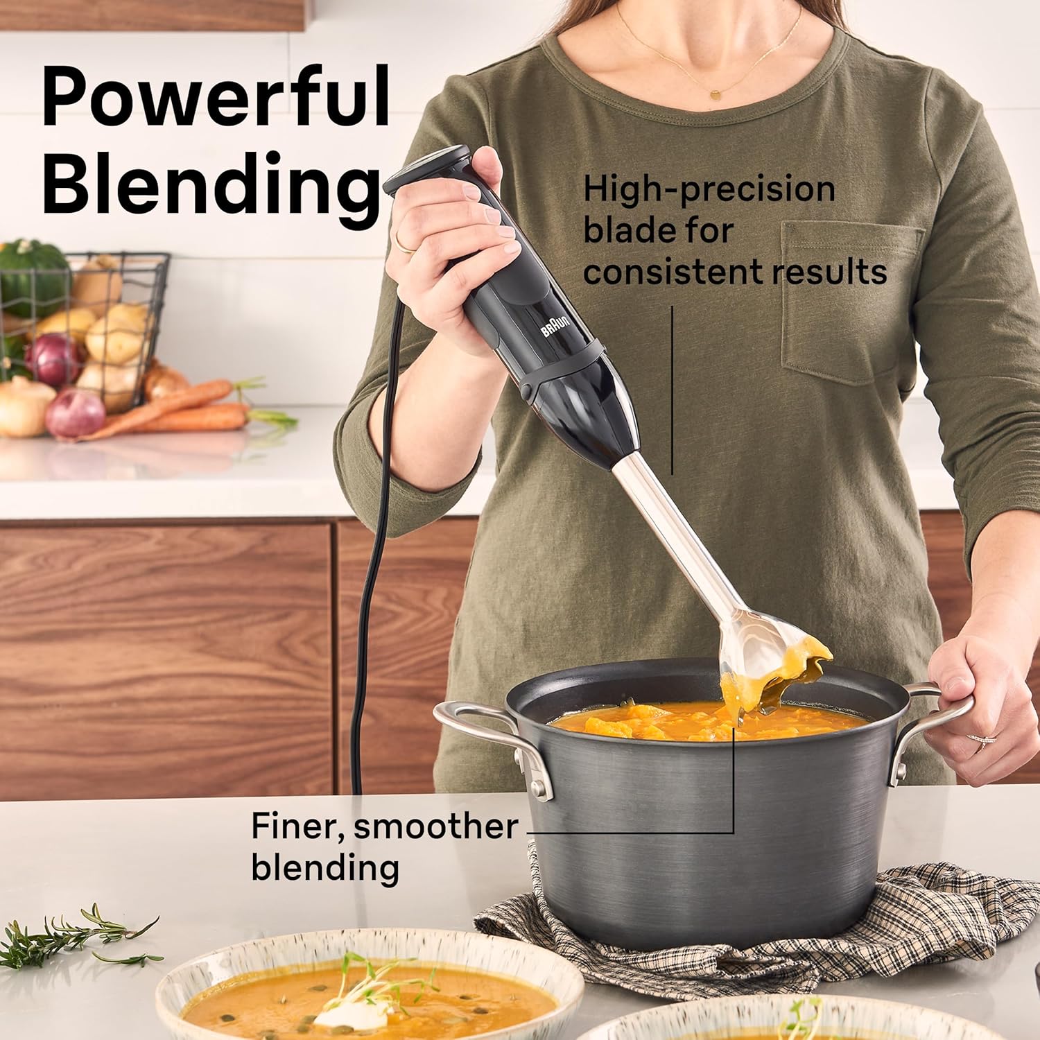Detalle 2 de Braun MQ5025 Multiquick Hand Blender 700W 🥣