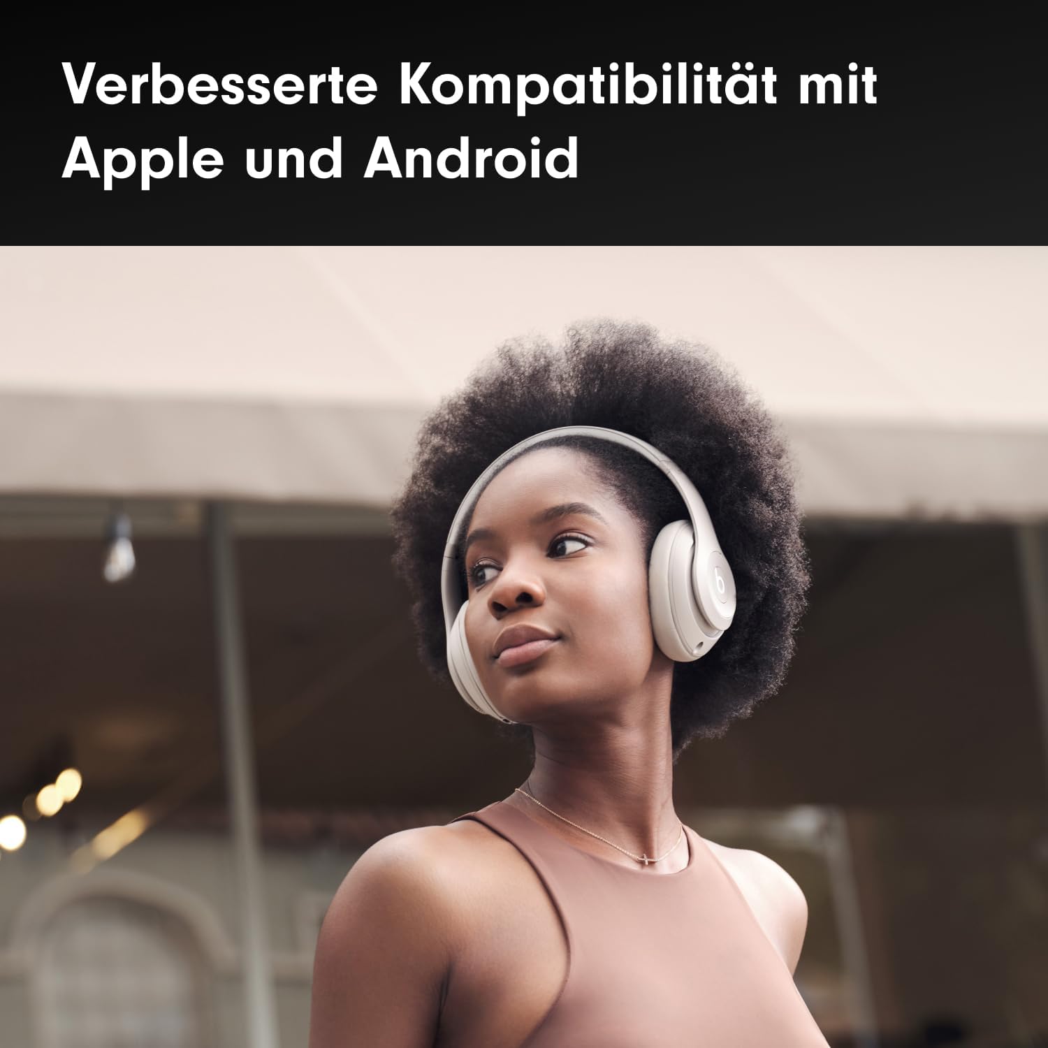 Detalle de Beats Studio Pro – Kabellose Bluetooth Noise Cancelling Kopfhörer (Sandstein)