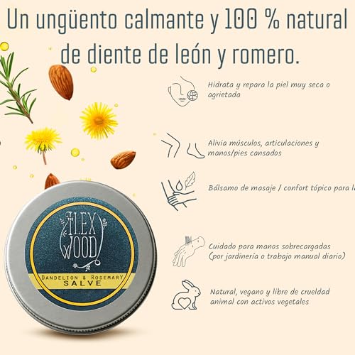 Thumbnail 4 de The Ilex Wood Bálsamo de diente de león y romero 100% natural y vegano (100 ml)