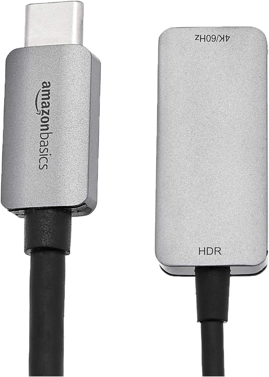 Detalle 2 de Amazonベーシック UTC-UH-HDR-AL USB-C-HDMI変換アダプター 4K@60Hz対応・グレー