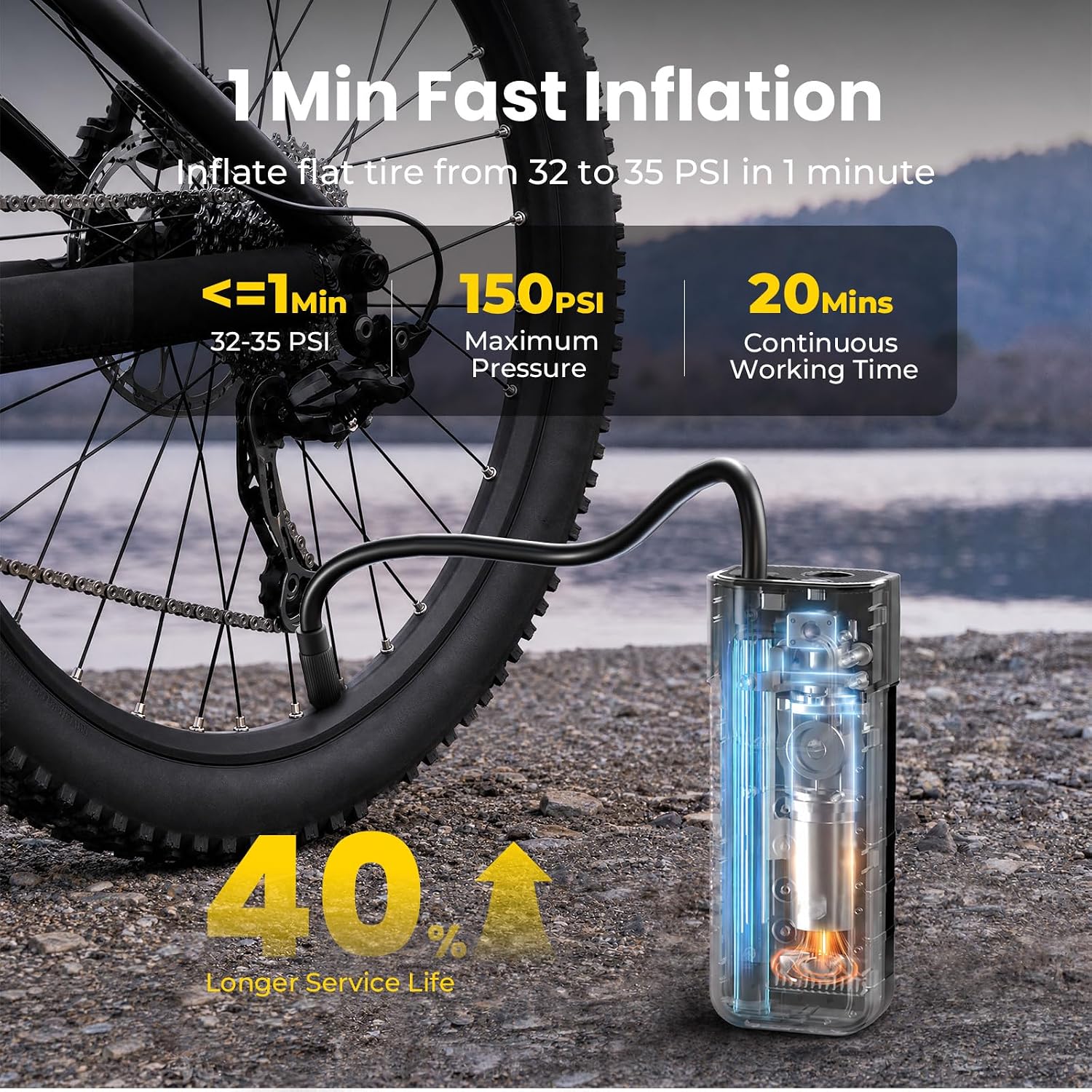 Thumbnail 5 de HYVOHEX Tire Inflator 150 PSI