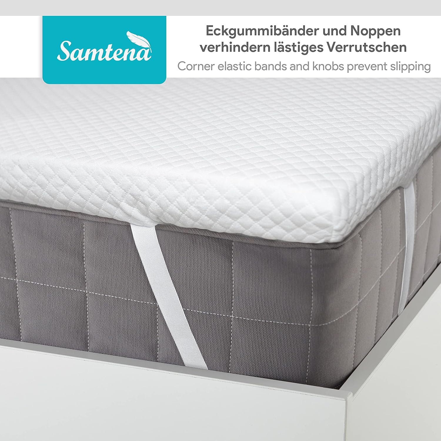 Detalle 2 de Samtena correttore Materasso viscoelastico con Memory Foam 160x200x5 cm