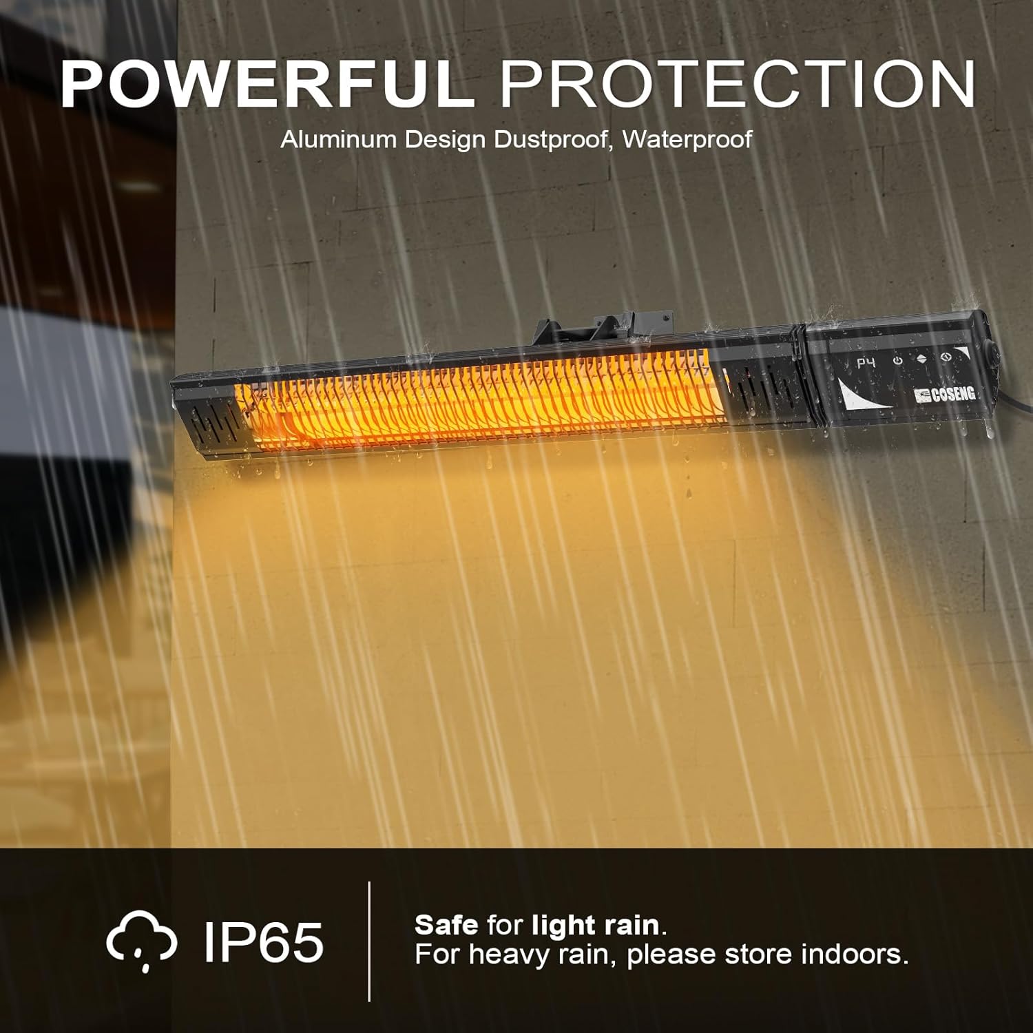 Thumbnail 4 de 1500W Infrared Patio Heater with Remote