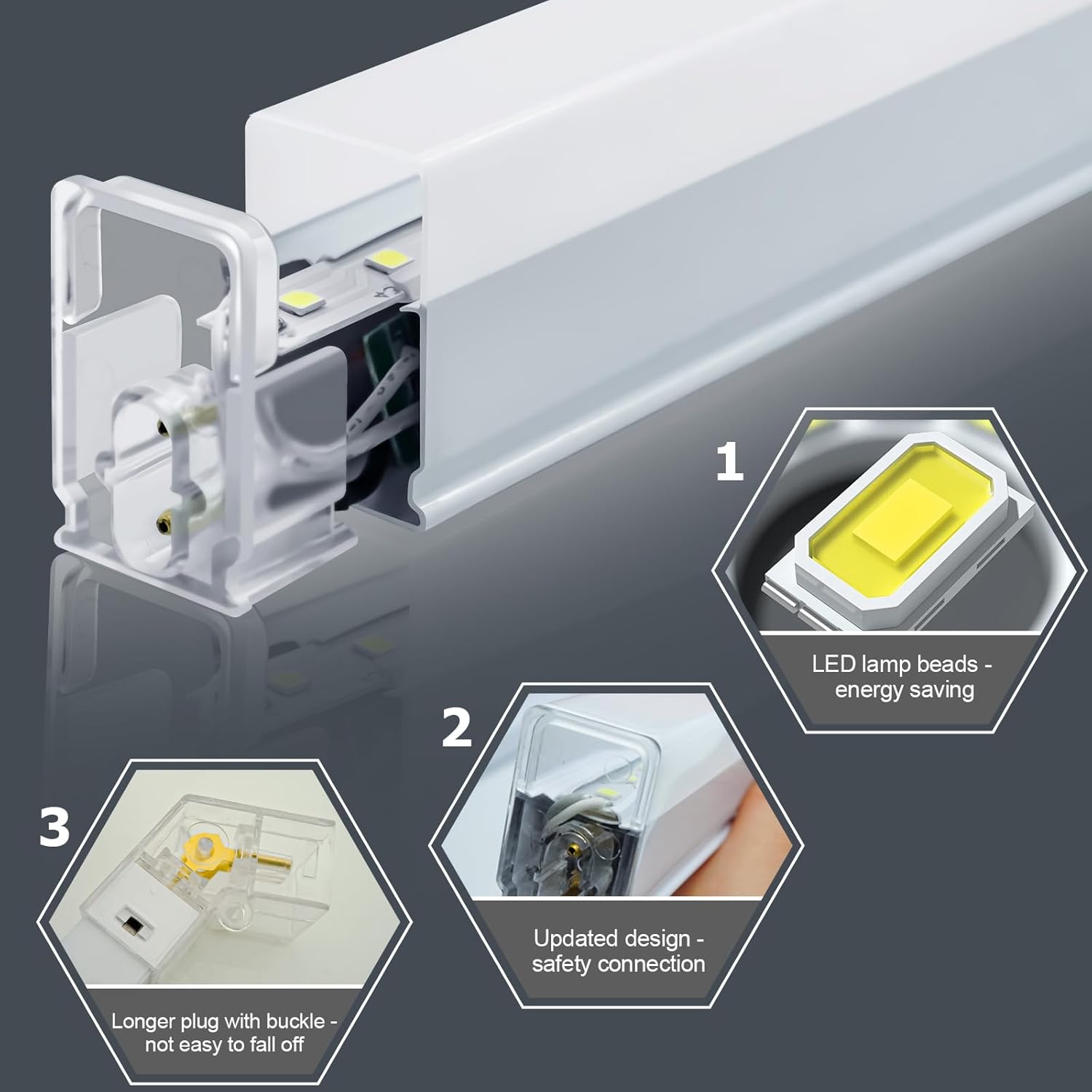 Thumbnail 3 de DIKHEE Luce da Garage Esagonale 192W